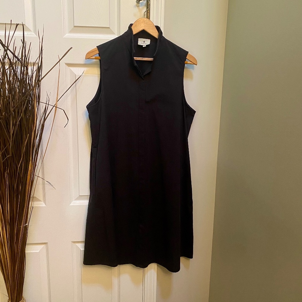 Tuckernuck Black Sleeveless Charlie Dress (SZ XL)